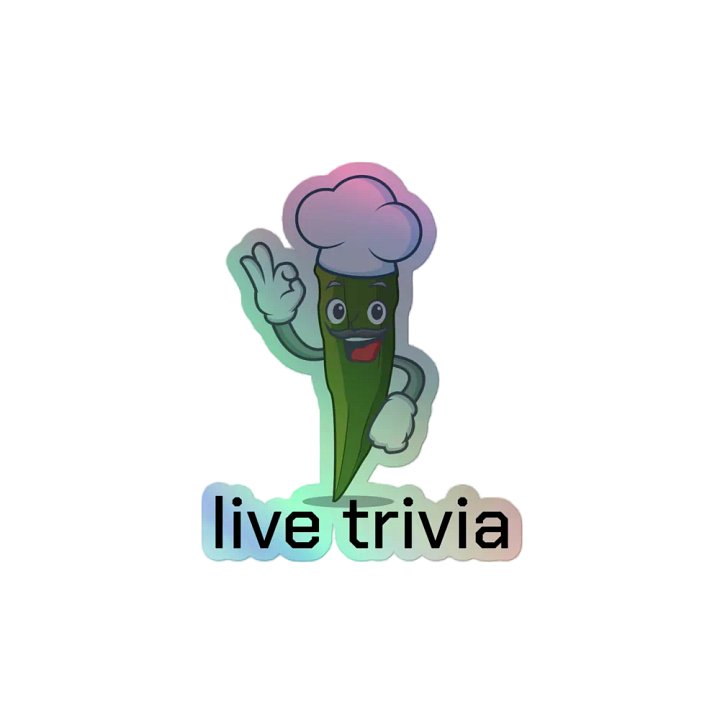 Live Trivia Holographic Stickers product image (2)
