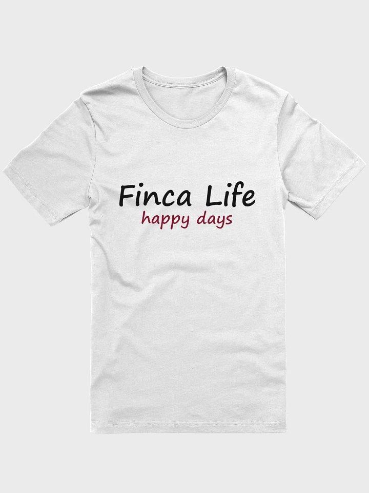 Happy days tee - white product image (1)