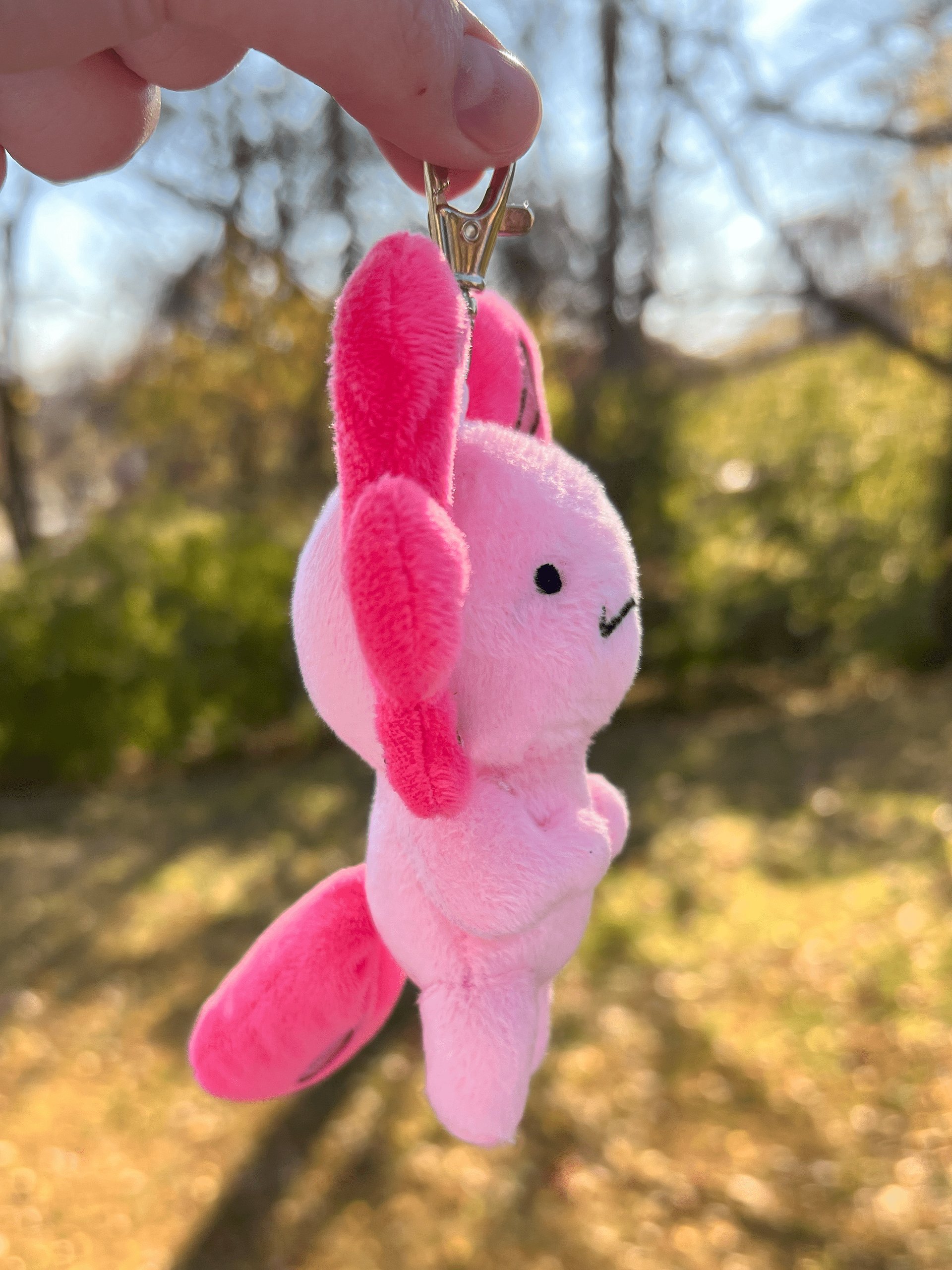 Bob the Axolotl Bag Buddy!! product image (2)
