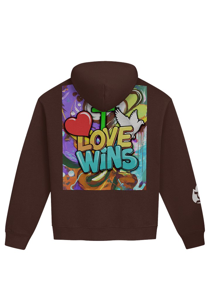 TZADDIK FIRE MINISTRIES OUTREACH MERCH HEAVY HOODIE - LOVE WINS product image (10)