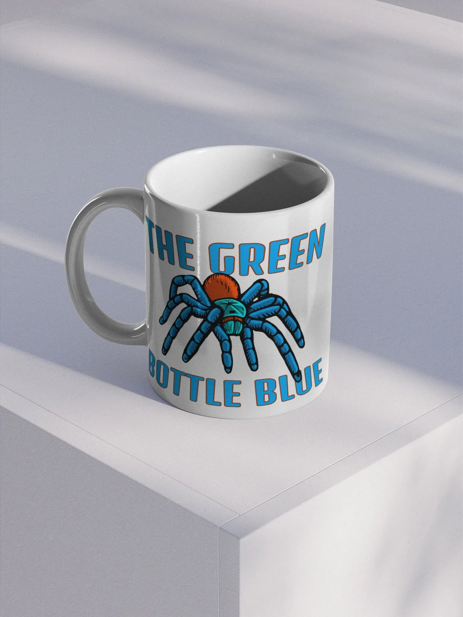 Green Bottle Blue Coffee Mug product image (1)