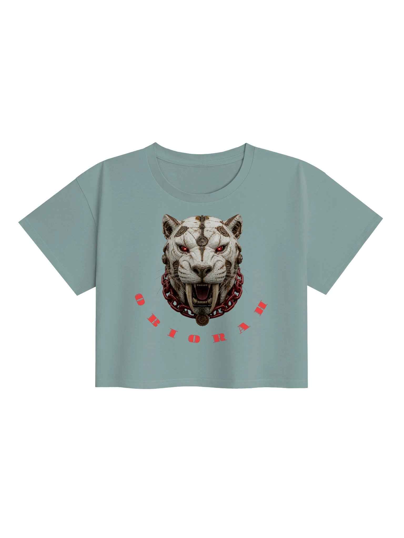 Mechanical Tiger Face - Crop Top product image (1)