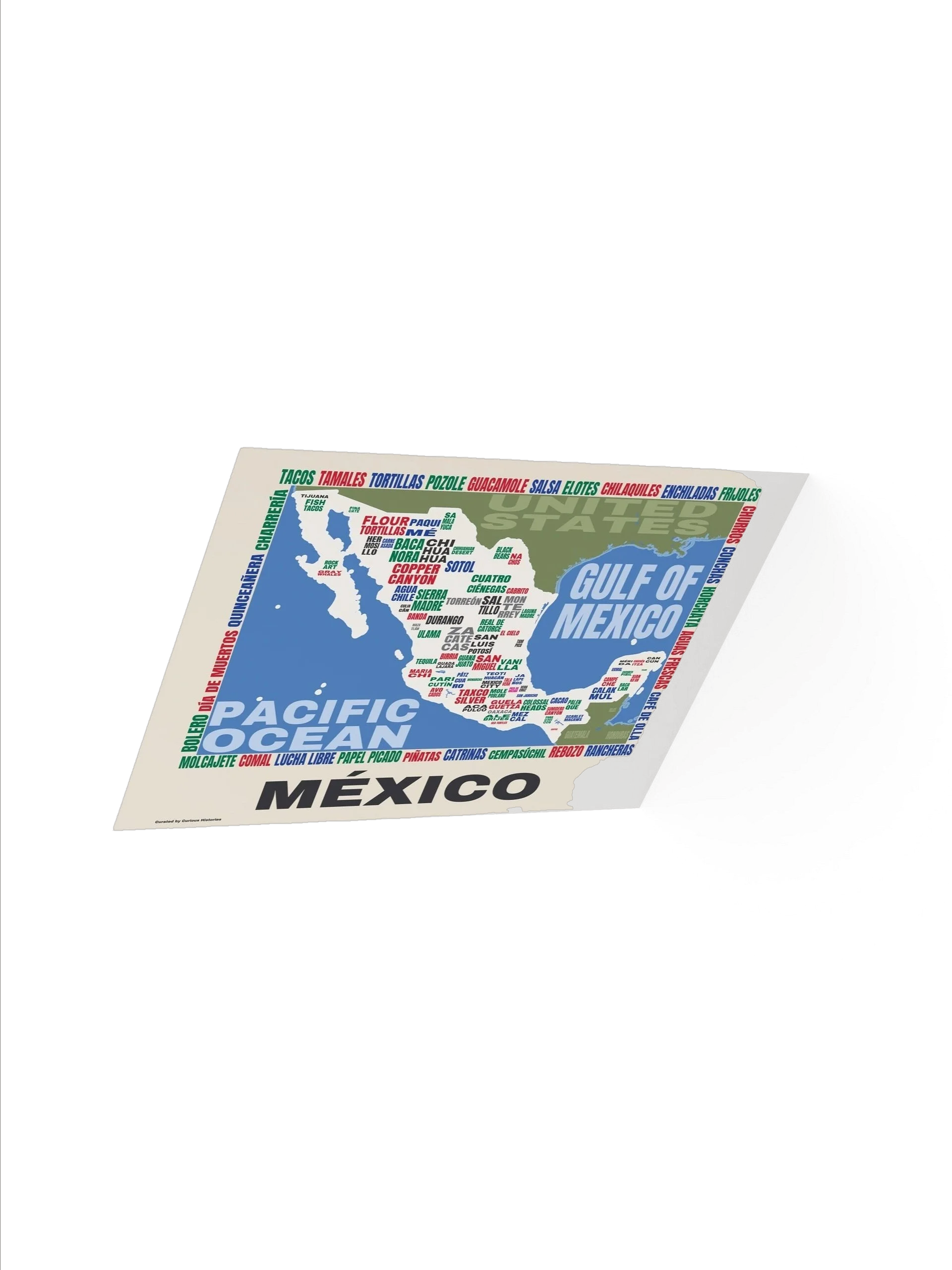 Mexico Word Map Print product image (2)
