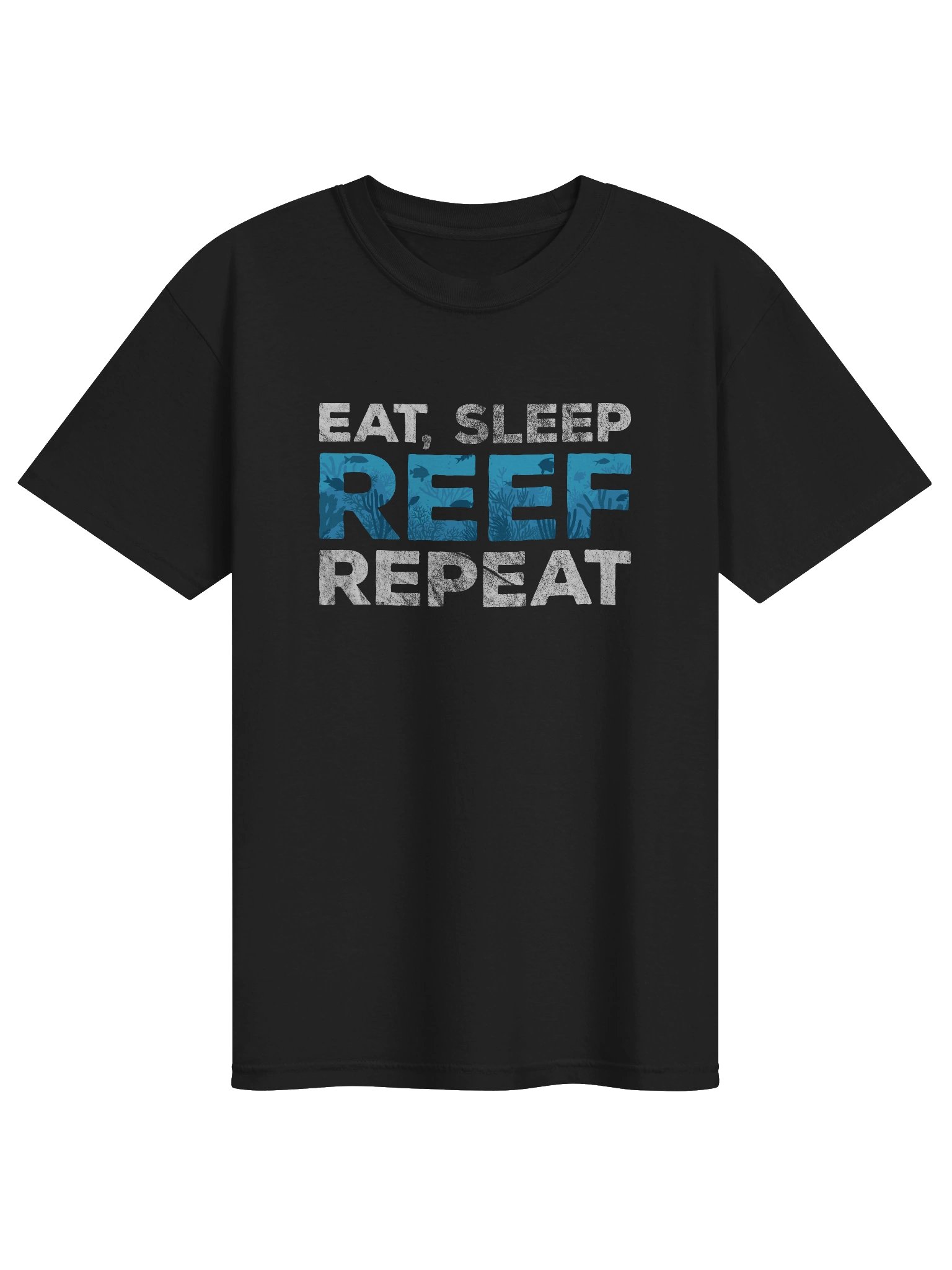 Eat Sleep Reef Repeat Shirt – Funny Reef Tank & Saltwater Aquarium Graphic Tee product image (5)