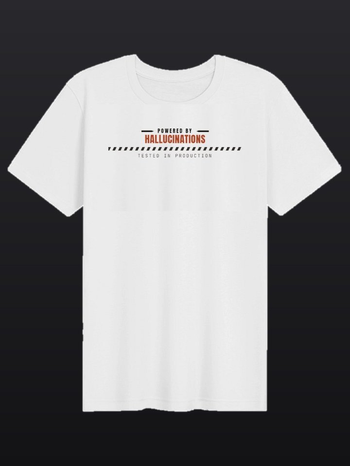 Powered By Hallucinations Tee product image (1)
