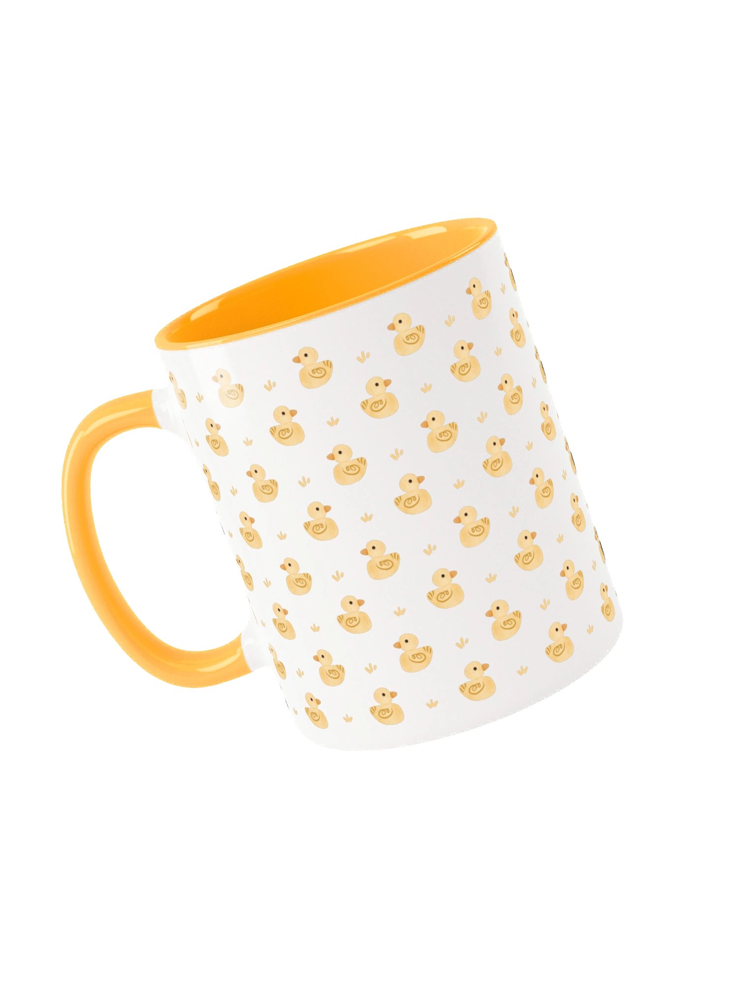 Little Ducky Yellow and White Mug product image (2)