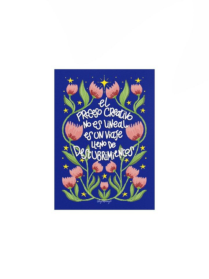 El Proceso Creativo Enhanced Matte Paper Poster product image (1)