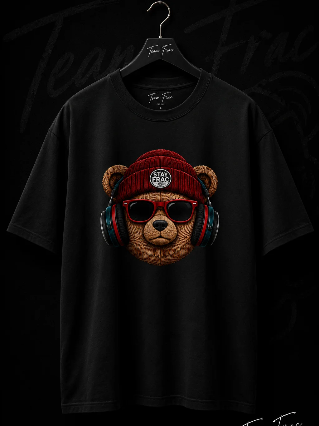 Headphone Bear Premium Oversized T-Shirt product image (1)