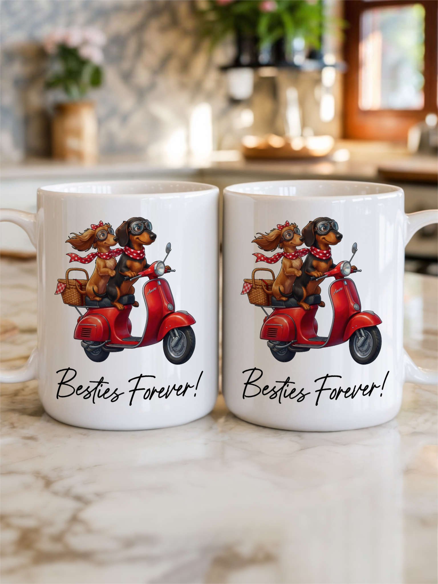 Besties Forever! Ceramic Mug – Romantic Valentine's Day or Anniversary Gift product image (2)