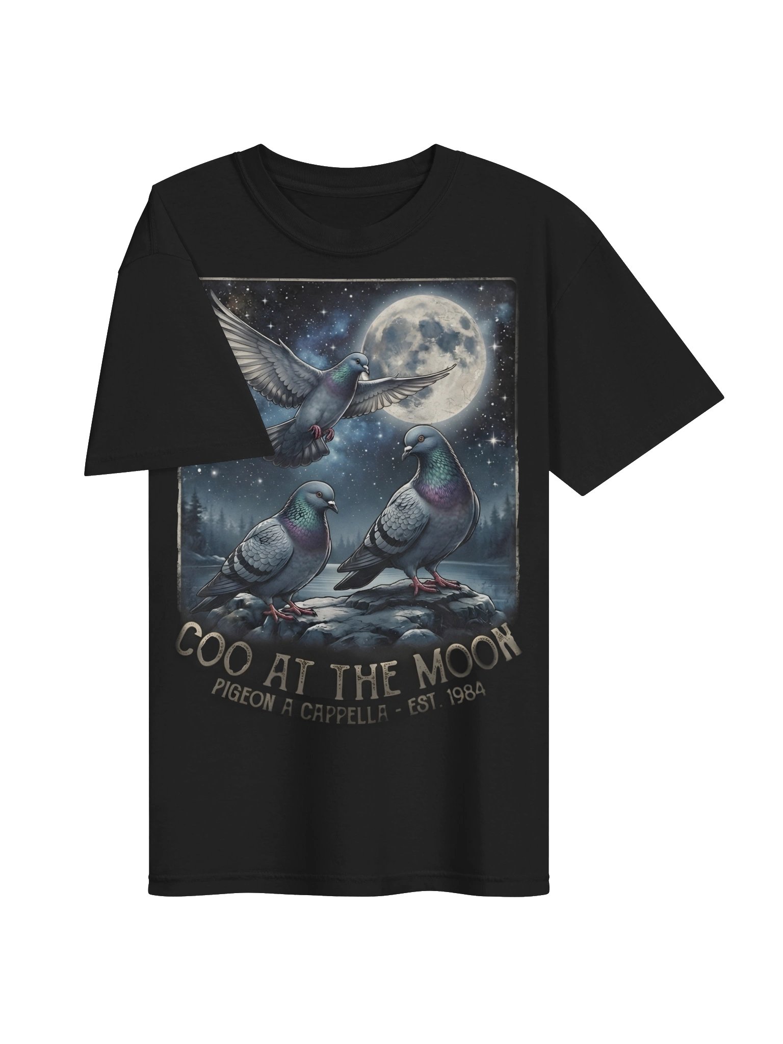Coo at the Moon Pigeon Tee product image (3)
