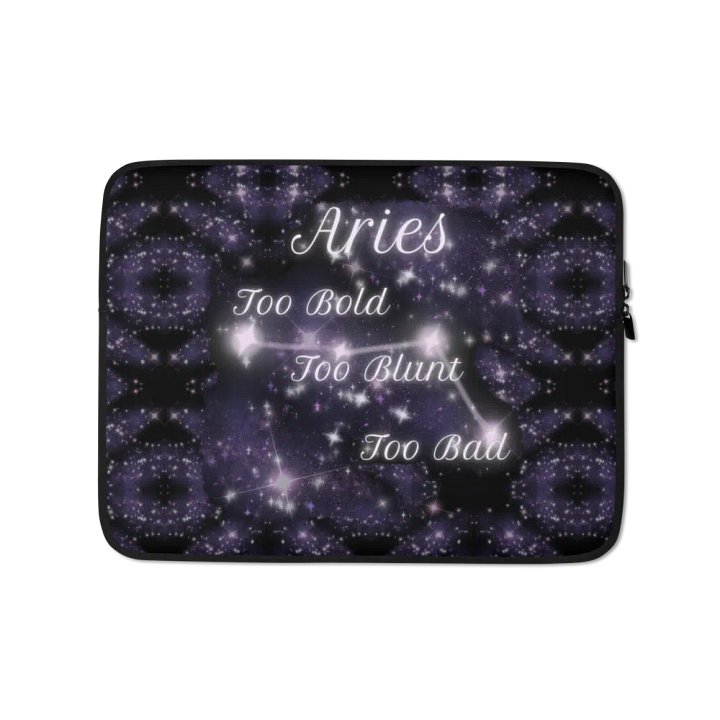 Aries 2025, Constellation, Laptop Sleeve product image (1)