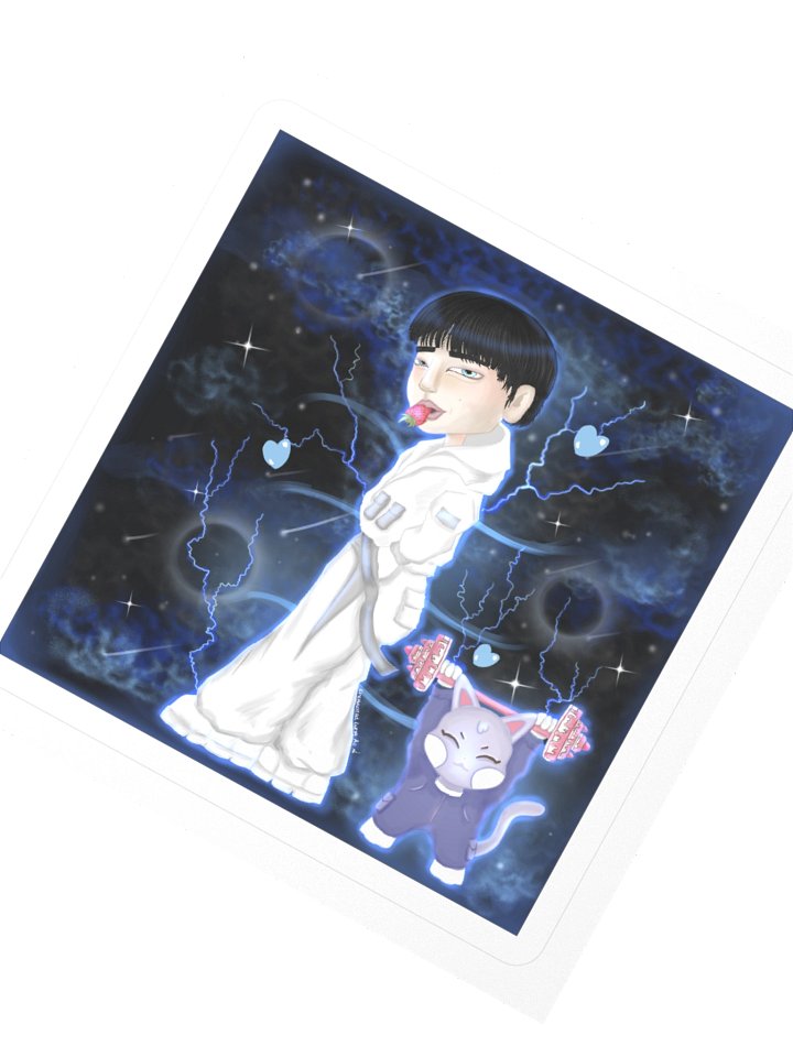Choi San - Fanart - ATEEZ - Sticker product image (4)