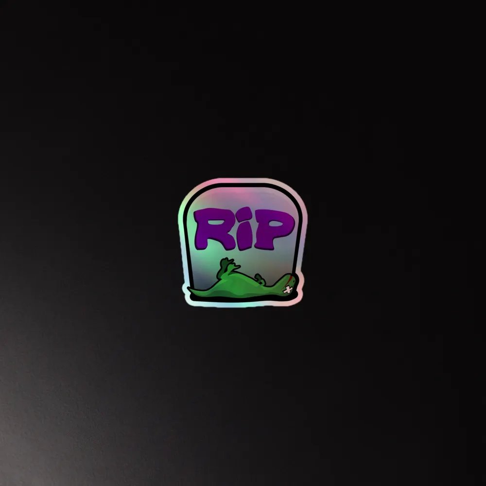 Vella RIP Holo Sticker product image (4)