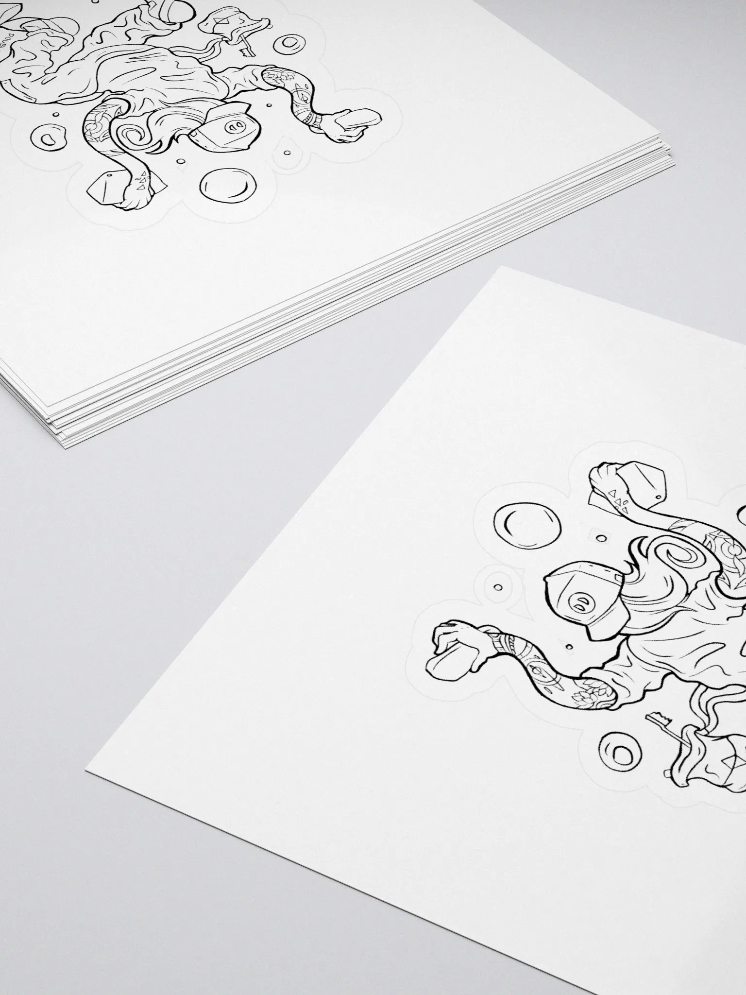 Flexible climber sticker product image (4)