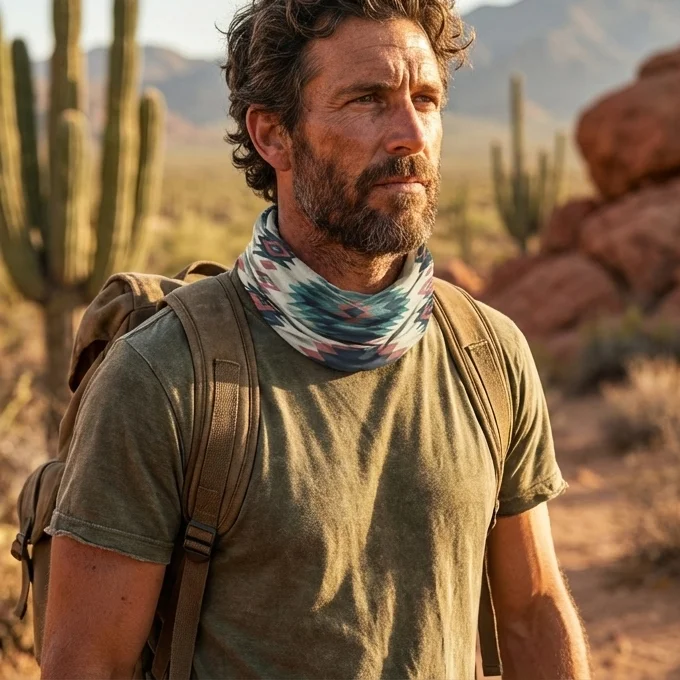 Nomad Neck Gaiter – Mexican Symmetry Edition 06 product image (2)