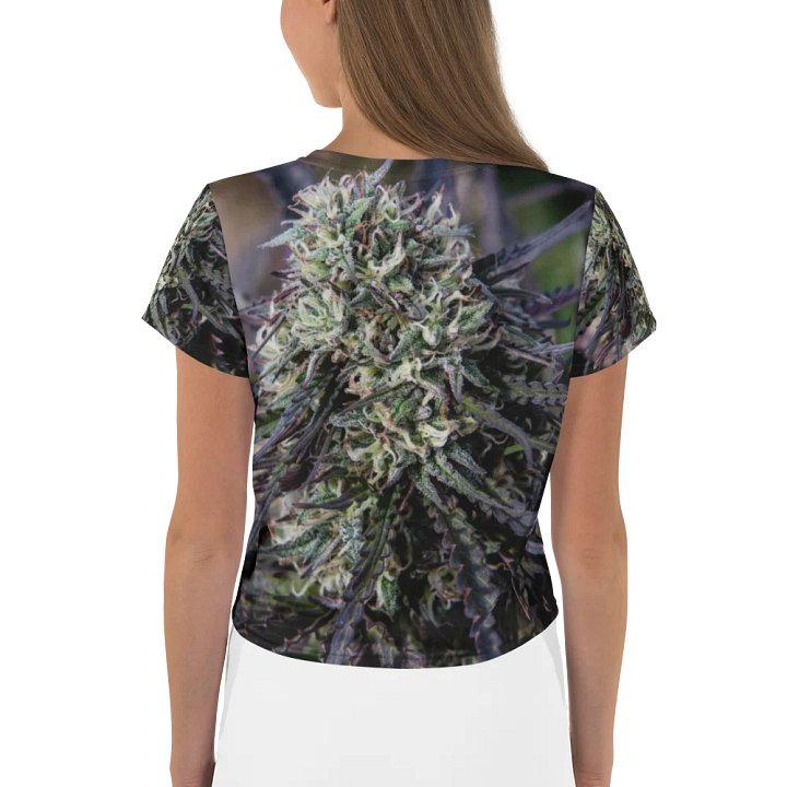 Royal Purple Cultivated Print All Over Baby Doll Crop product image (2)