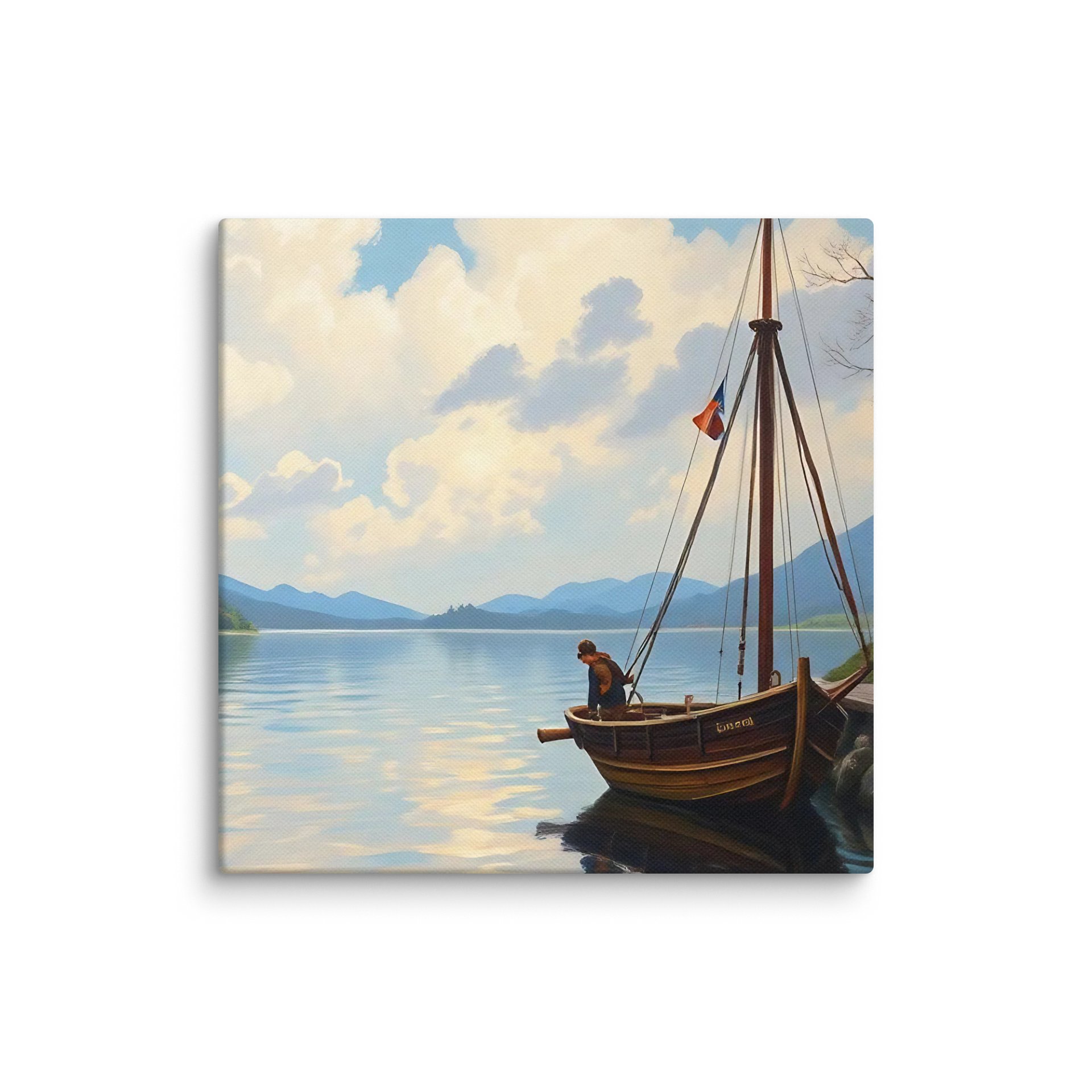 Canvas Print - Scenic Lake & Mountain 'Alpine Reflection' product image (1)