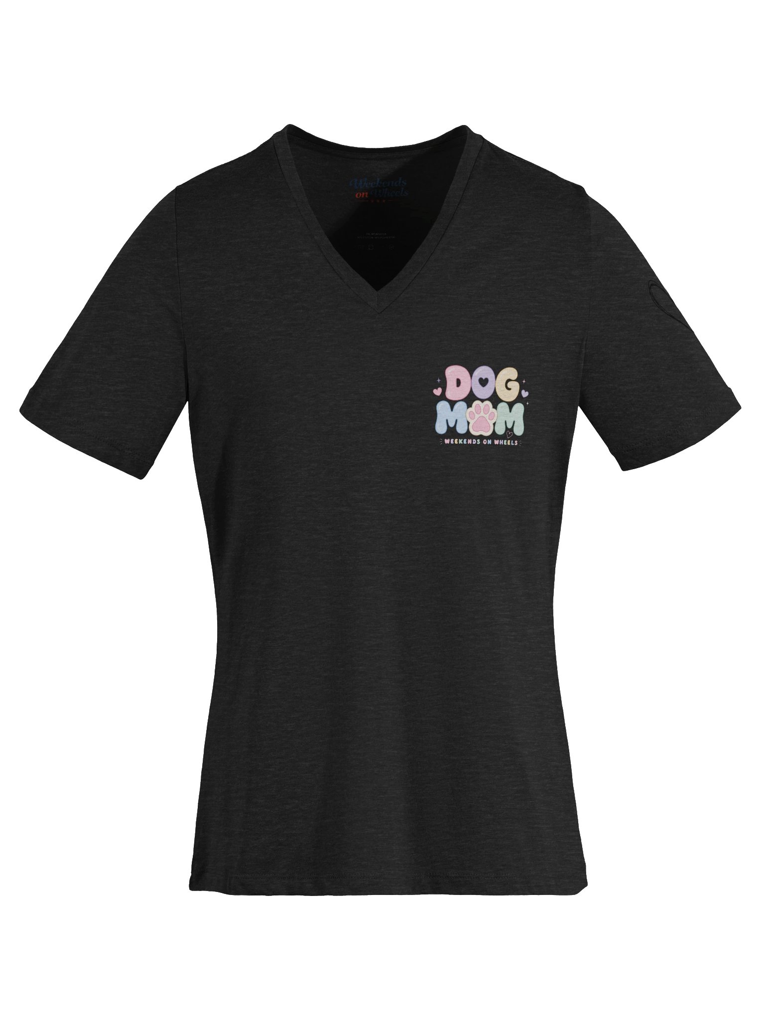 Coffee, Campfires & Dog Mom Things V-Neck Tee 🐾☕🏕️ product image (4)
