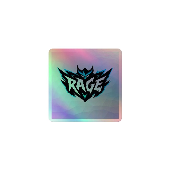 rage holographic stickers product image (1)