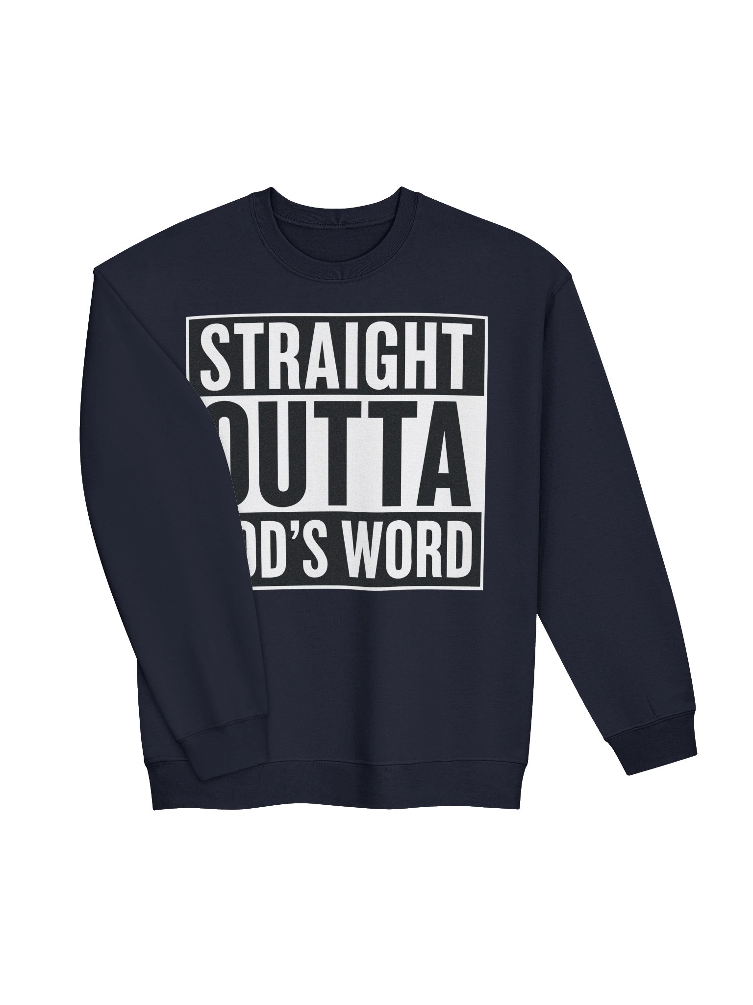 Straight Outta God's Word Classic Crewneck Sweatshirt product image (3)