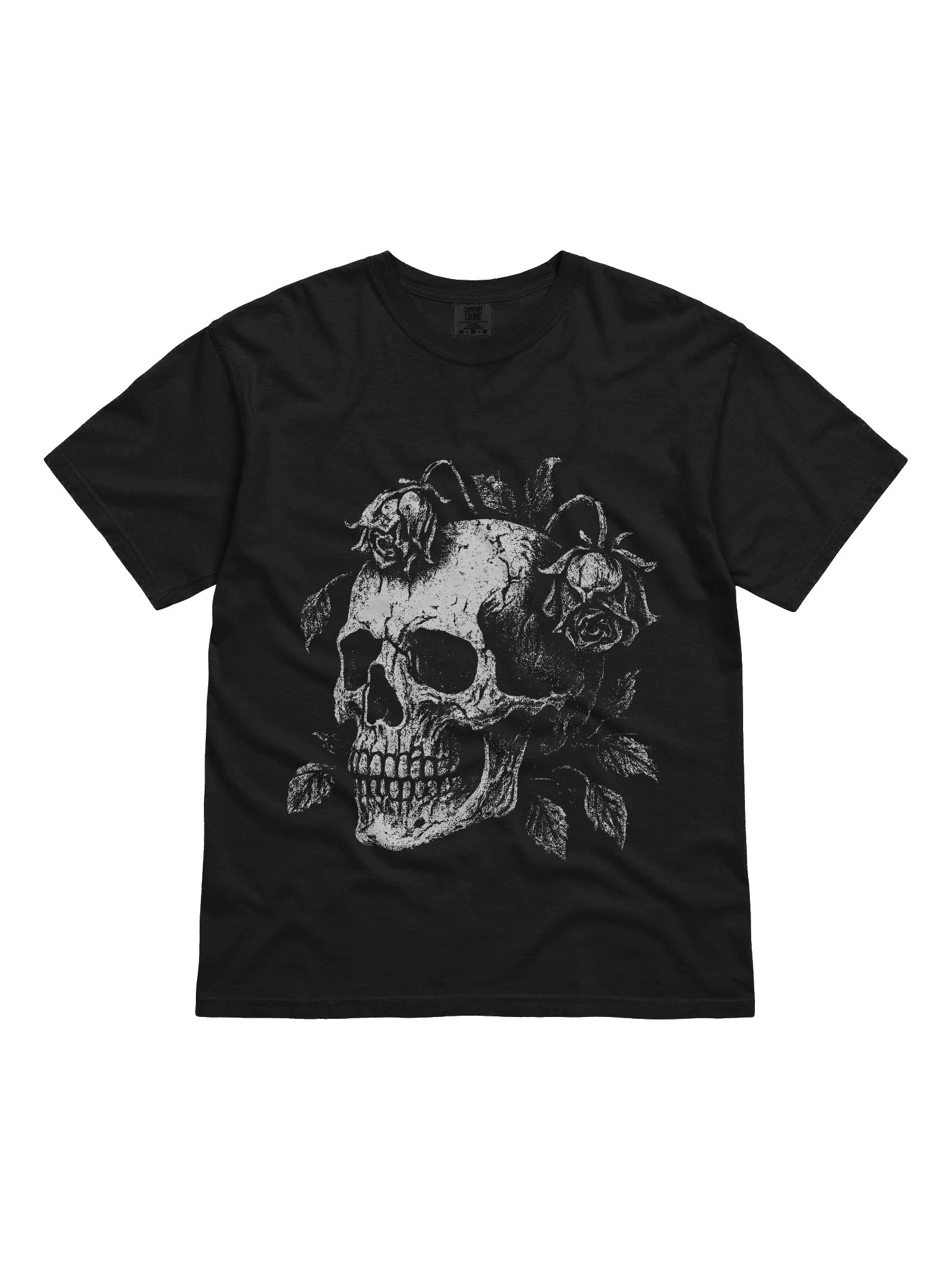 "Skull & Roses" // Heavyweight Vintage Tee product image (2)