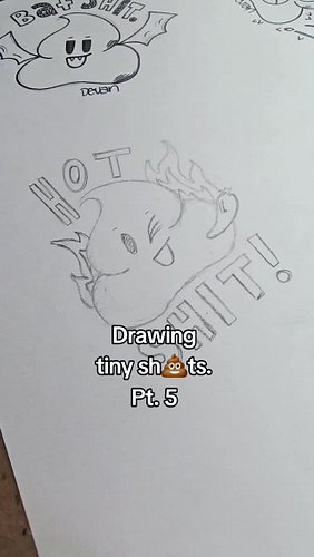 Day 123 of sharing my art. 💩
#devantheartist #artbydevan #handdrawn #artist #funny