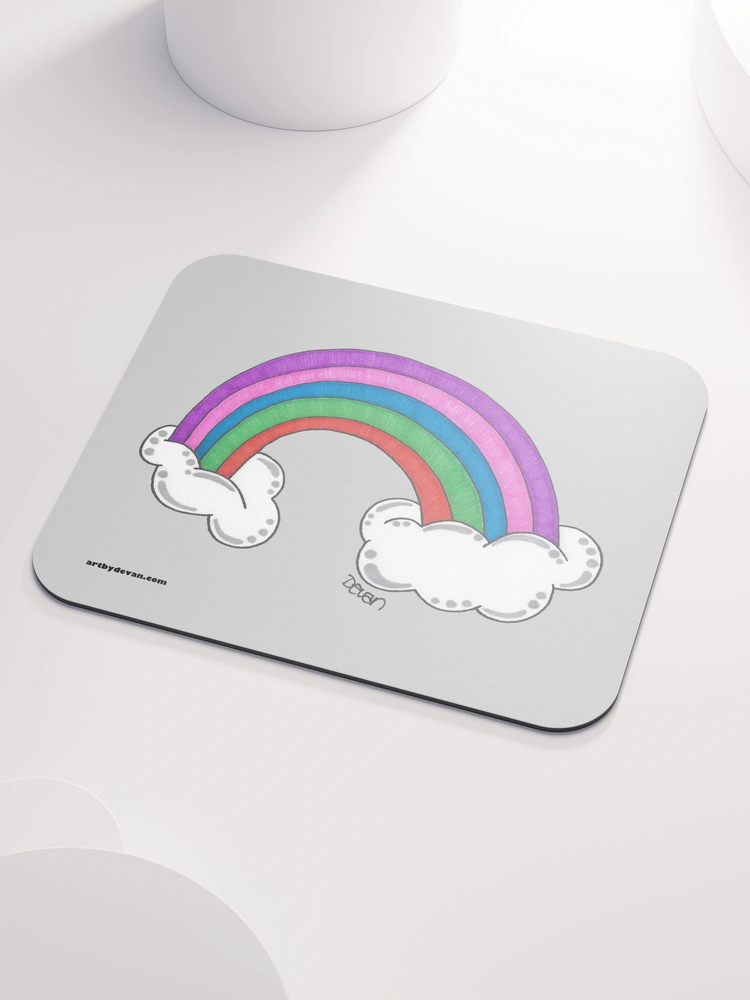 Bold Rainbow Mousepad product image (3)