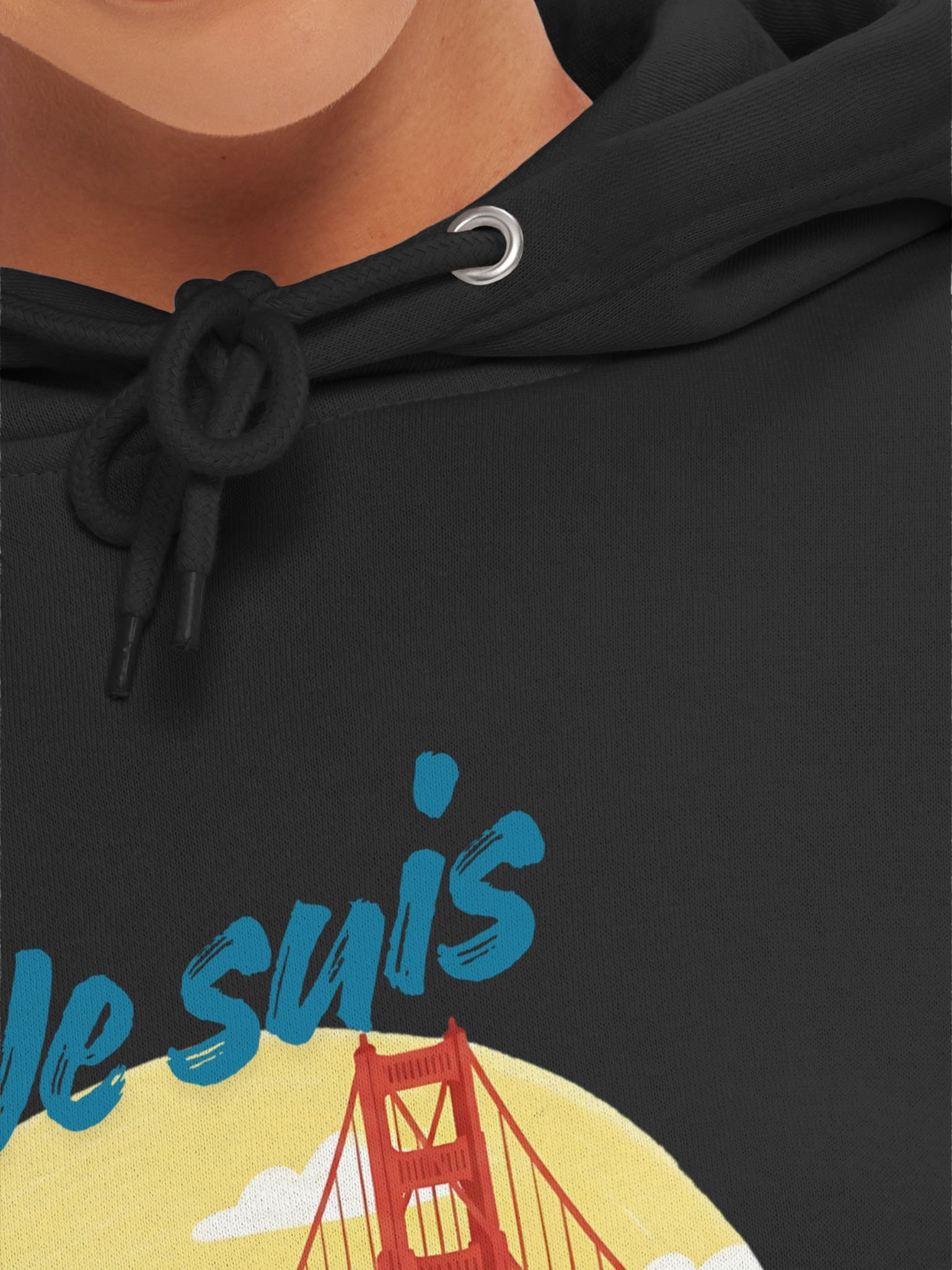 Je Suis Californien T-Shirt – French California Pride Hoodie | Golden Gate Bridge Graphic Shirt product image (7)