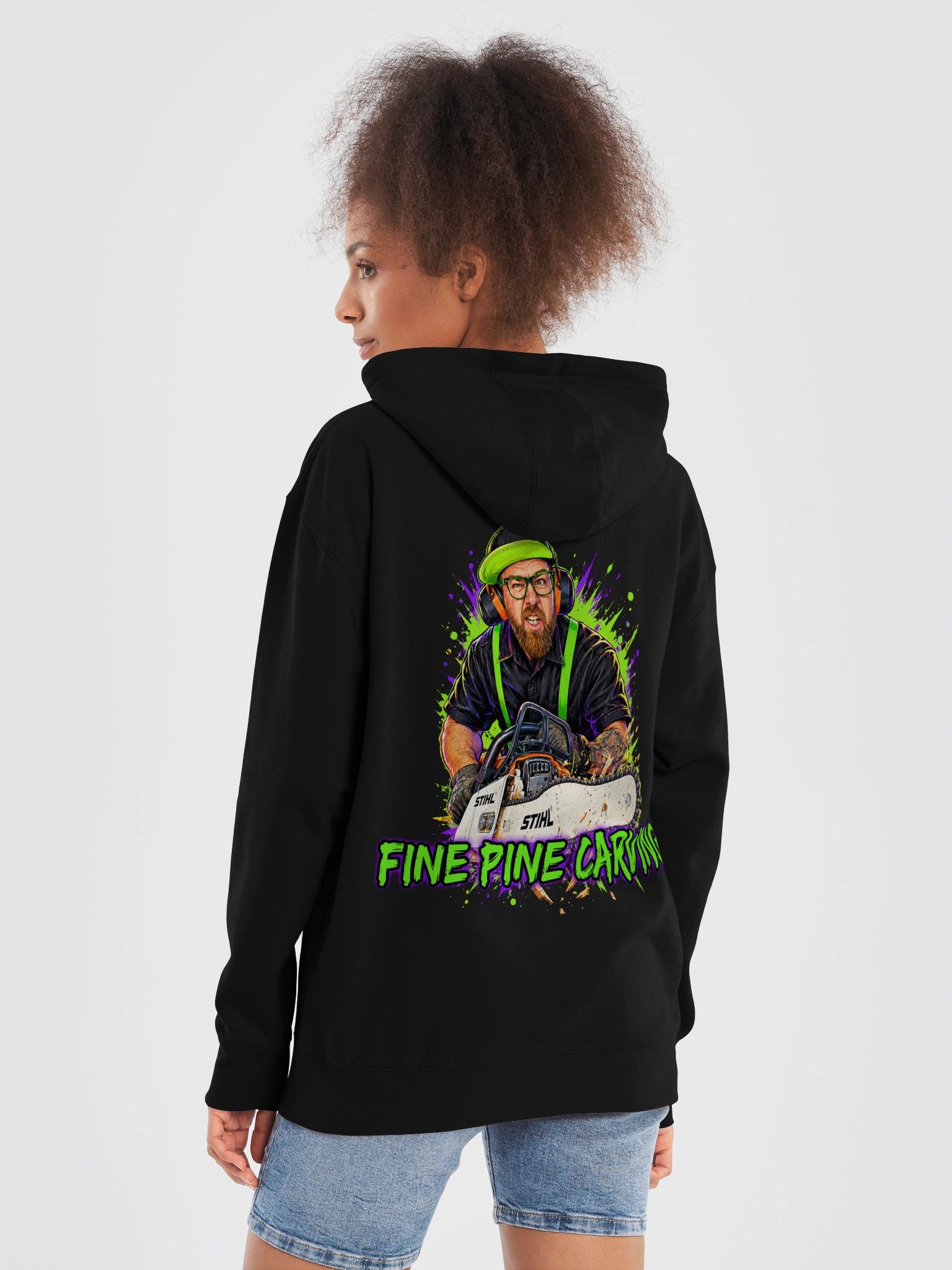 Crazy Carving Man Hoodie product image (6)