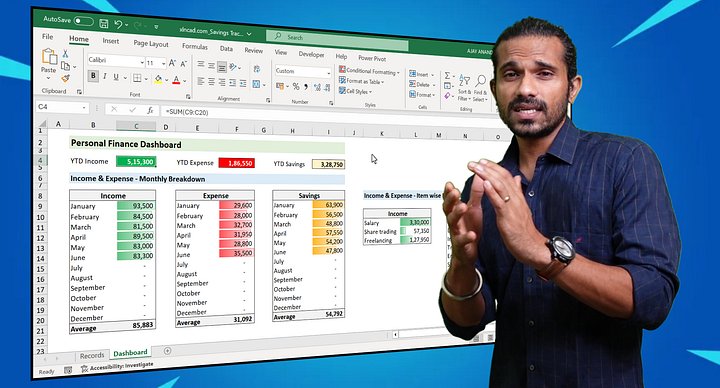 Income, Expense, and Savings Tracker product image (2)