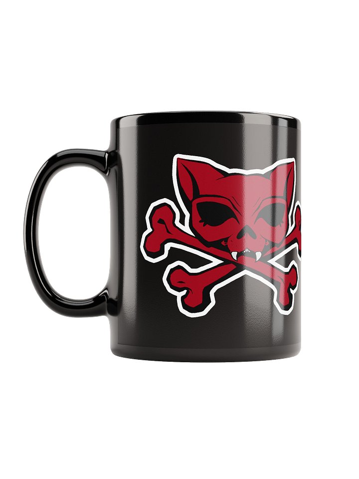Red Kat Skull Blaque Mug product image (2)