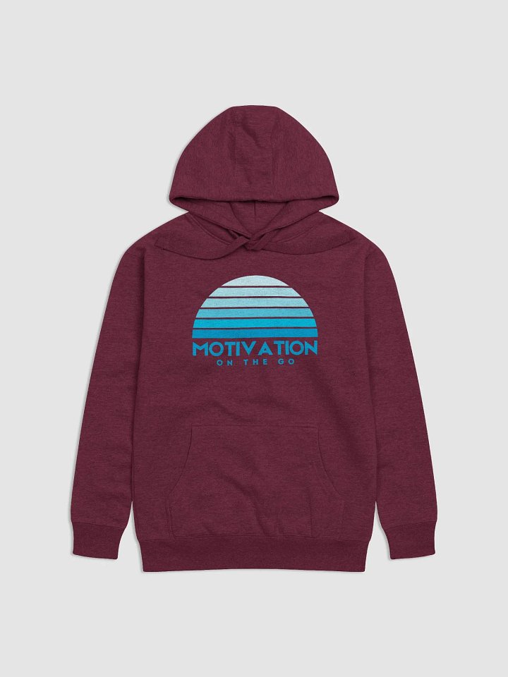 Motivation To Go - Ocean Wave Premium Unisex Hoodie product image (6)