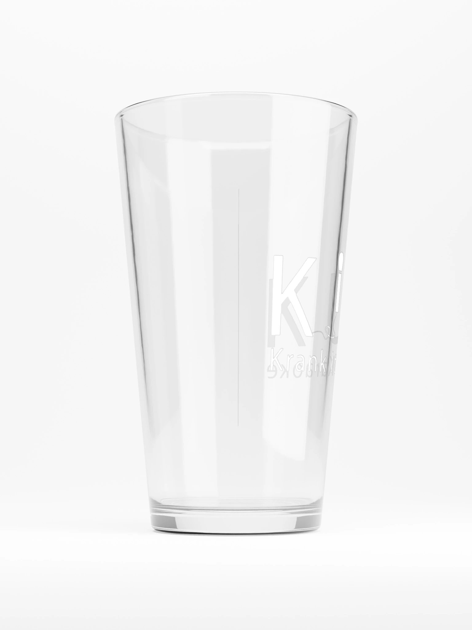KIUK Shaker Pint Glass — Word Logo product image (2)