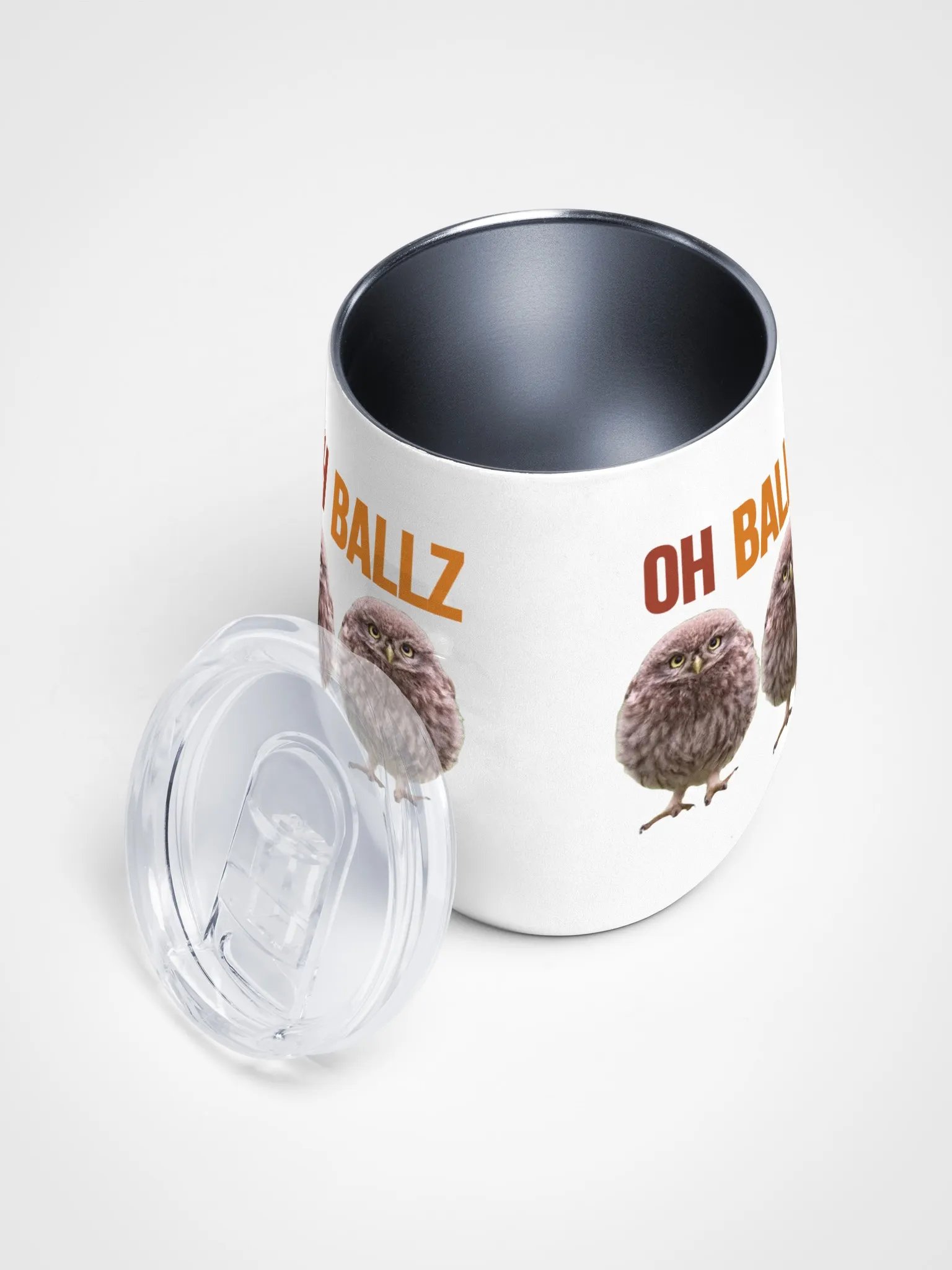 Oh Ballz Owl Small Tumbler product image (3)