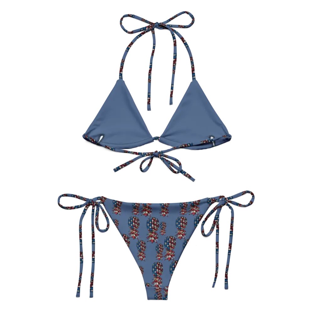 American Flag Upside-Down Pineapple Bikini product image (2)