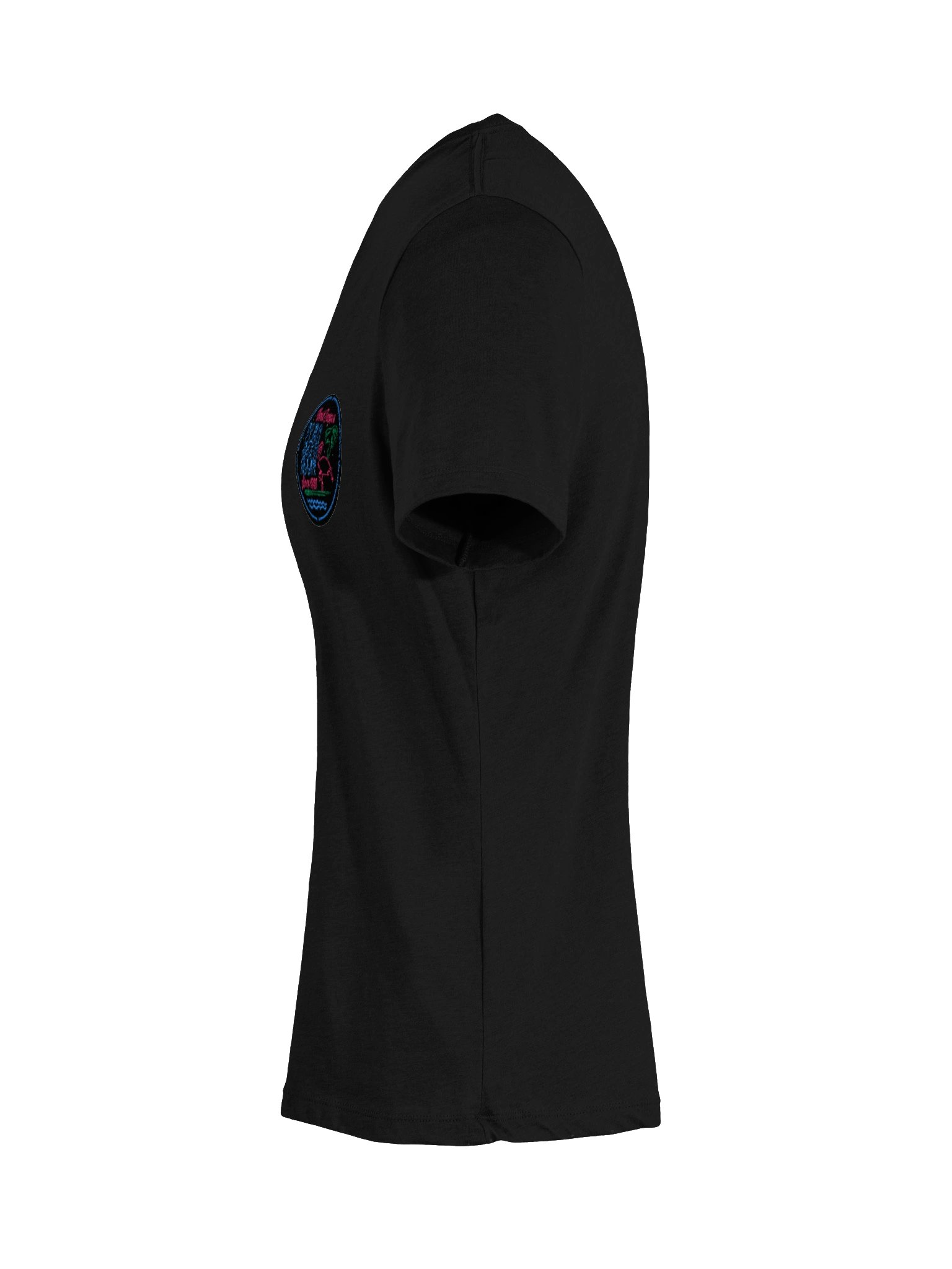Elbo Room World Famous Neon Flamingo Women's V-Neck | Core Black product image (73)