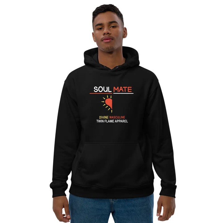 'Soul Mate Divine Masculine' Premium Organic Cotton Eco Hoodie product image (1)