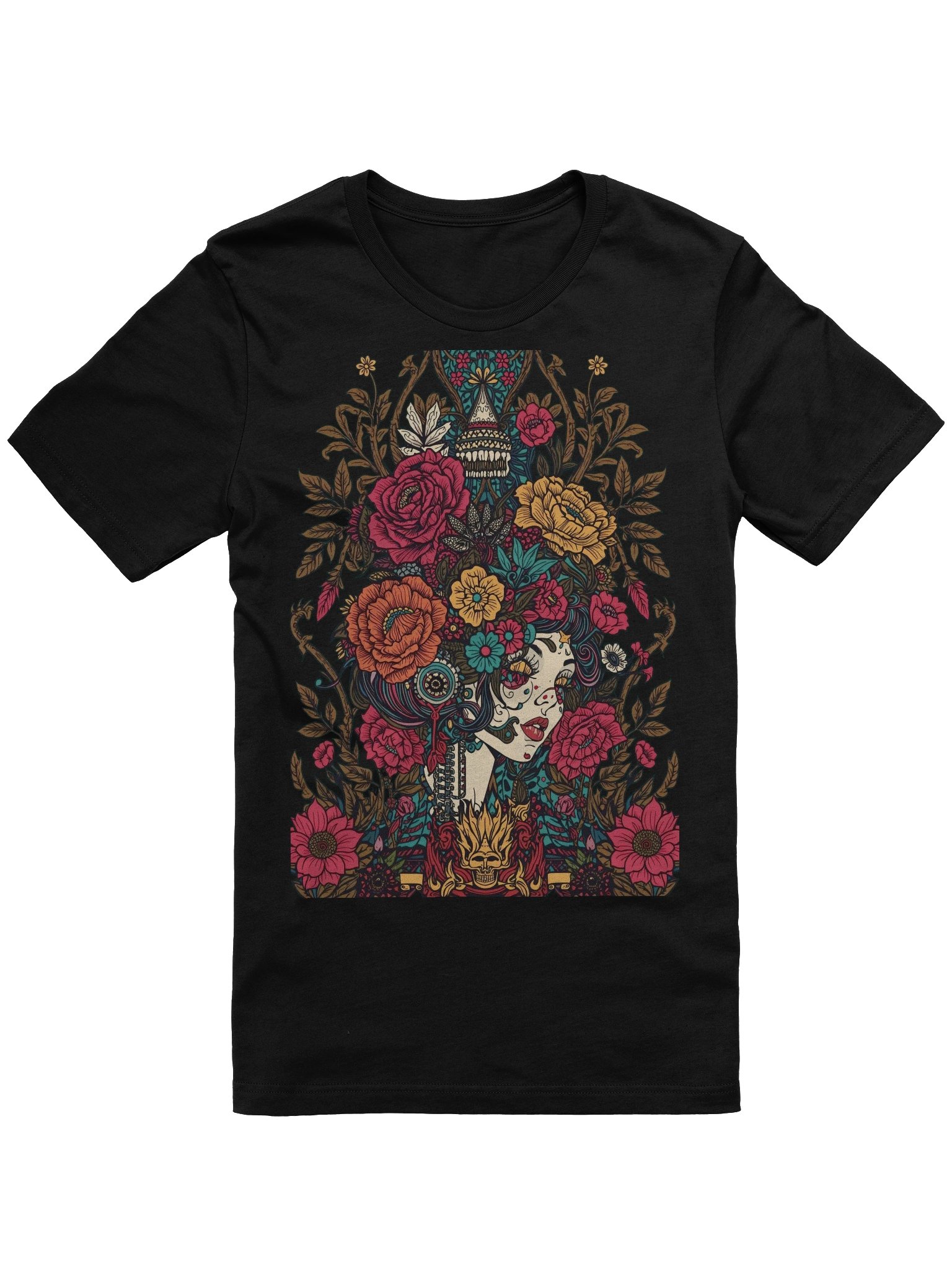 Midnight Blossom Portrait Supersoft Tee product image (1)