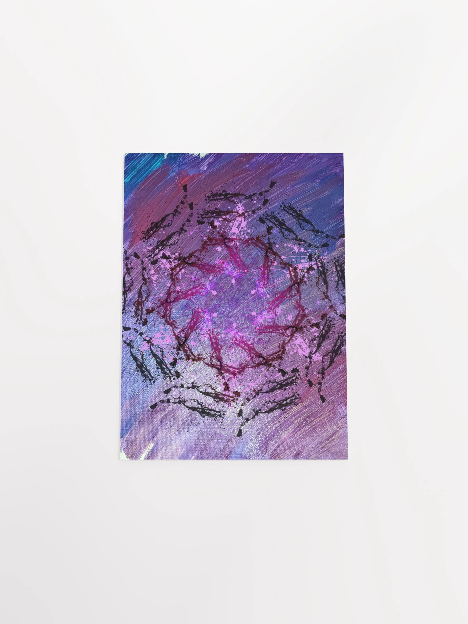 Violet Singularity Abstract Poster product image (4)