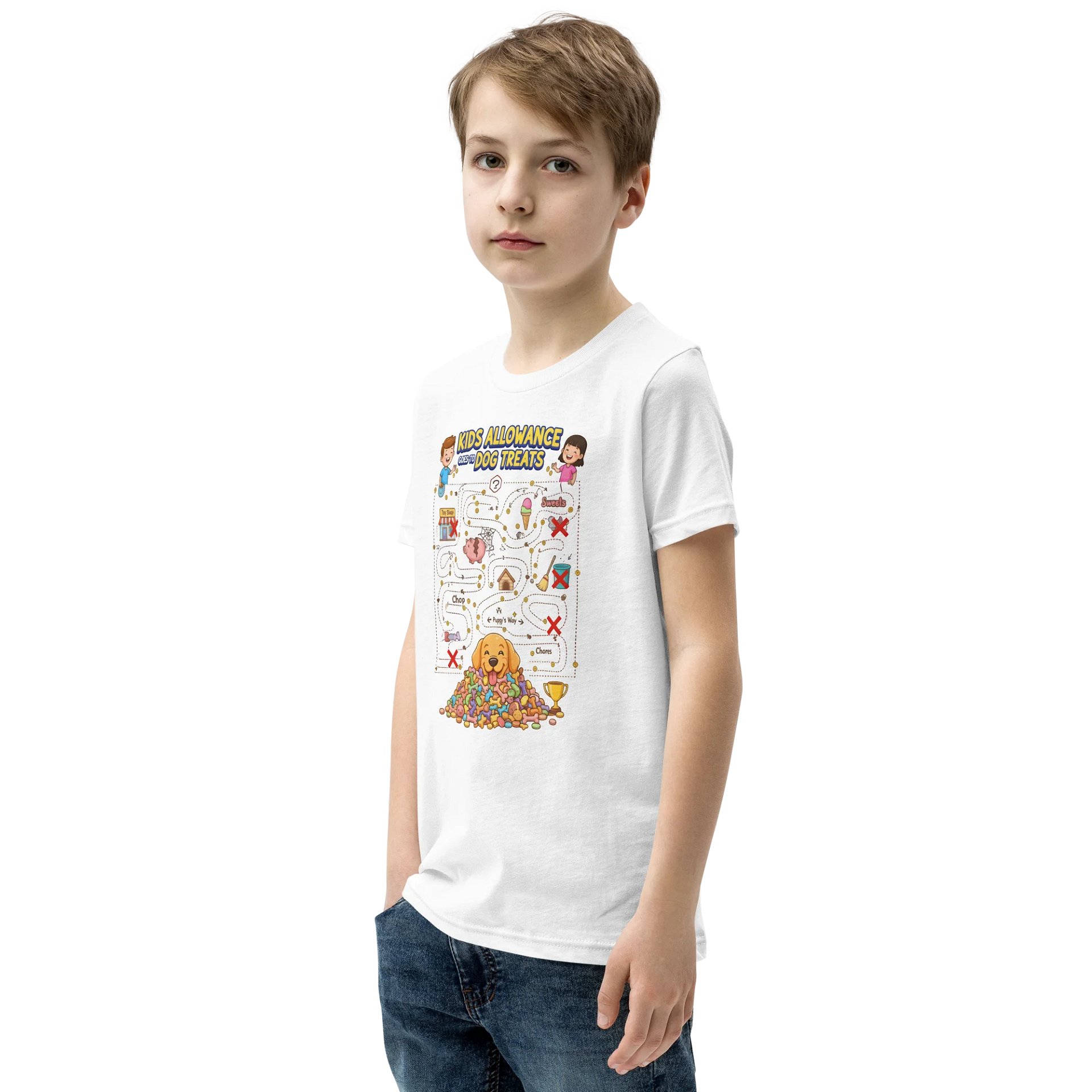 Kids Allowance T-Shirt | Game Maze Print product image (5)