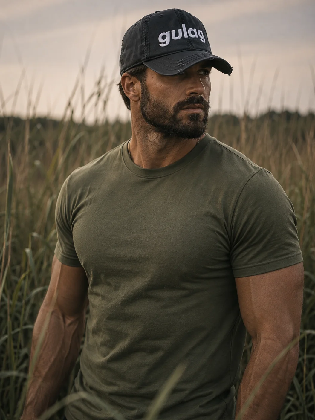 Gulag Distressed Dad Hat product image (1)