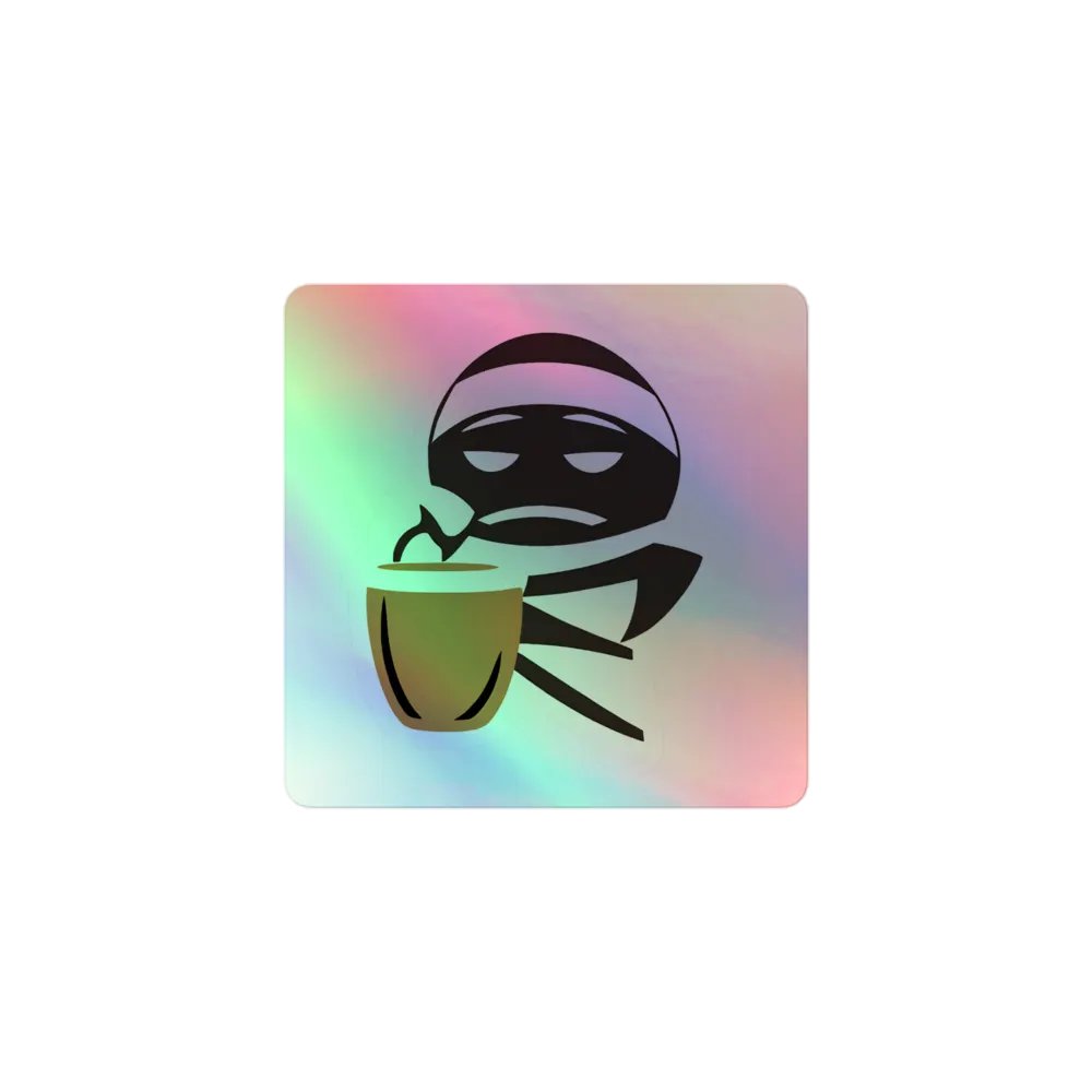 Blissful Sips Holographic Sticker Set product image (1)