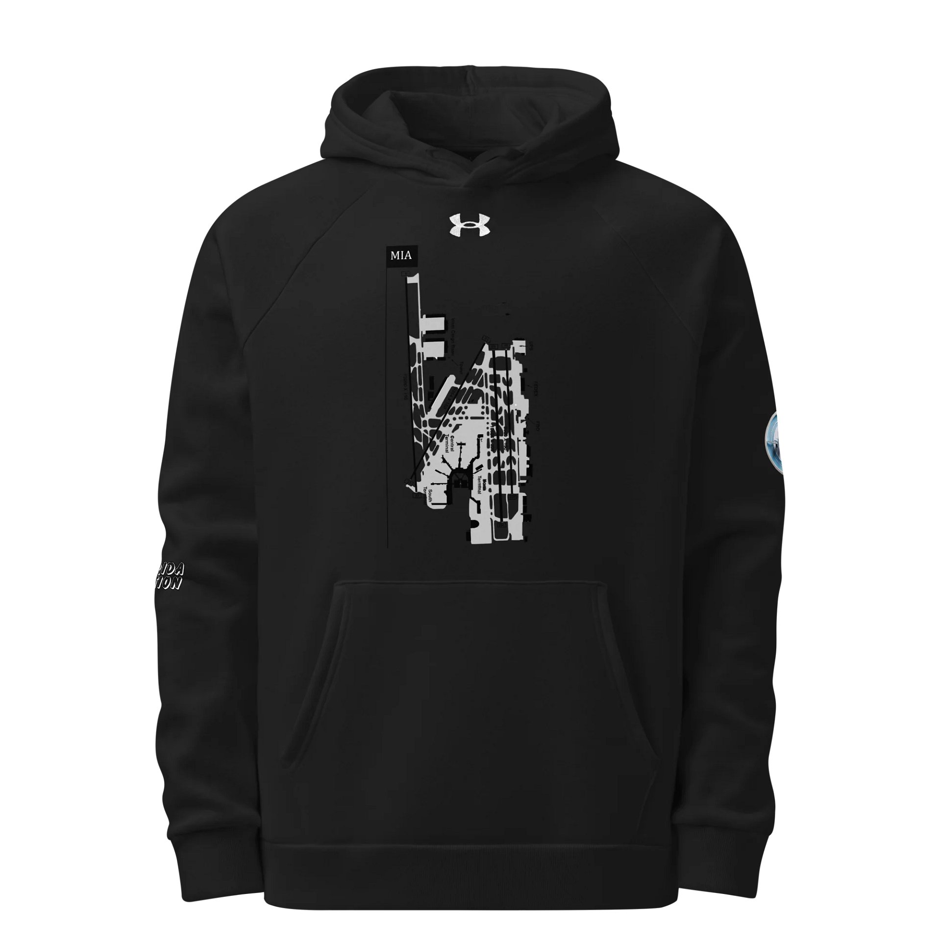 MIA Runway map Under Armour Hoodie product image (1)