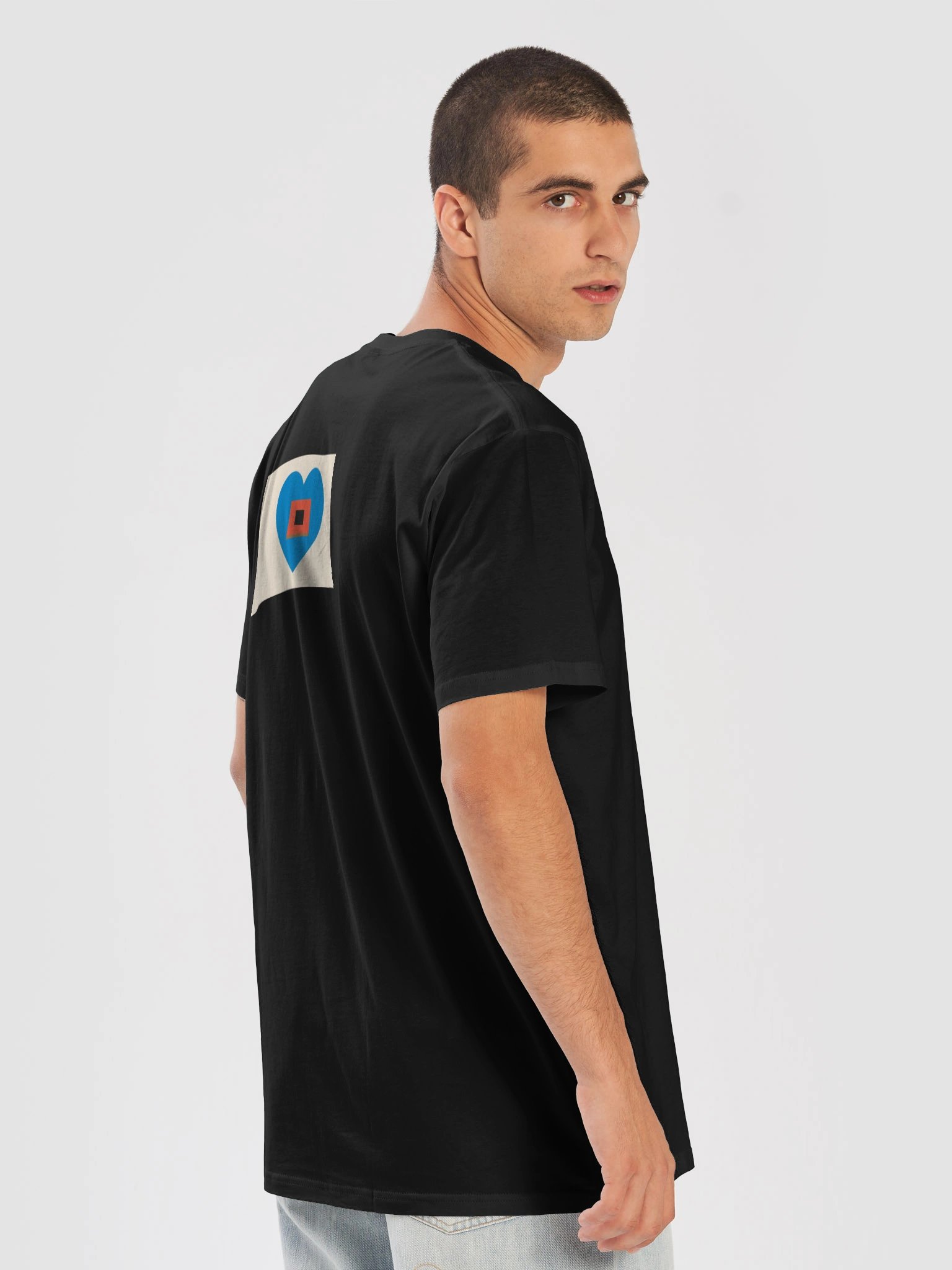 Ethereal Blue Heart Unisex T-Shirt product image (8)