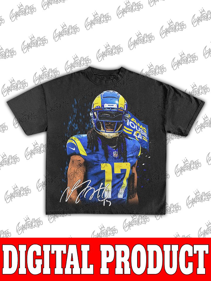 Davante Adams Los Angeles Rams Wide Receiver Vintage NFL Bootleg Graphic product image (1)