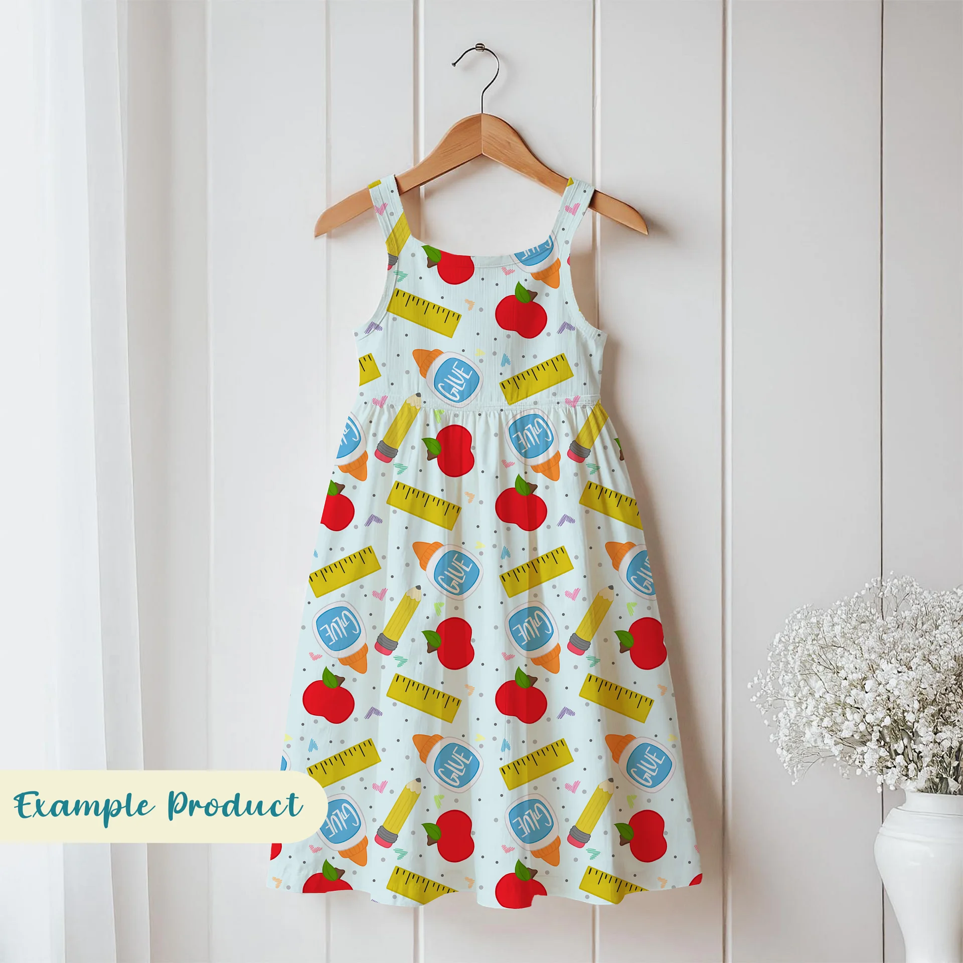 School Supplies Seamless Pattern product image (5)