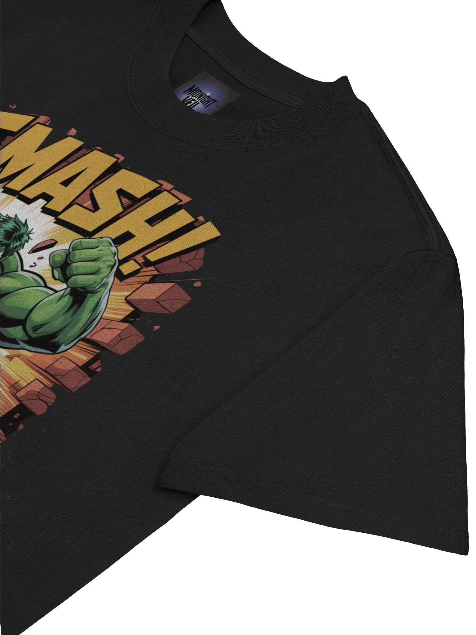 Ruinous Breach: Hulk Wall-Cleaving Rage Oversized Faded T-Shirt product image (7)