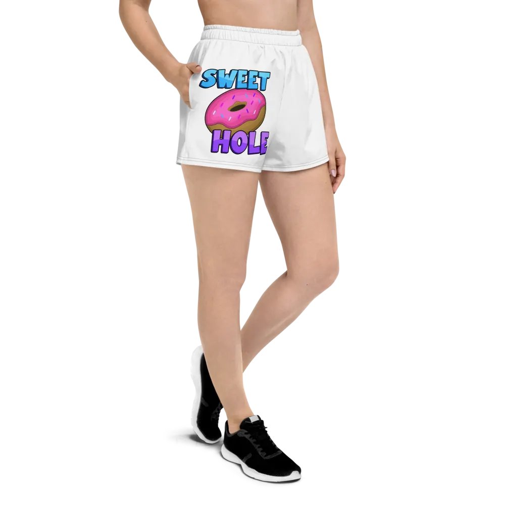 SWEET HOLE WOMEN'S ATHLETIC SHORT SHORTS product image (4)