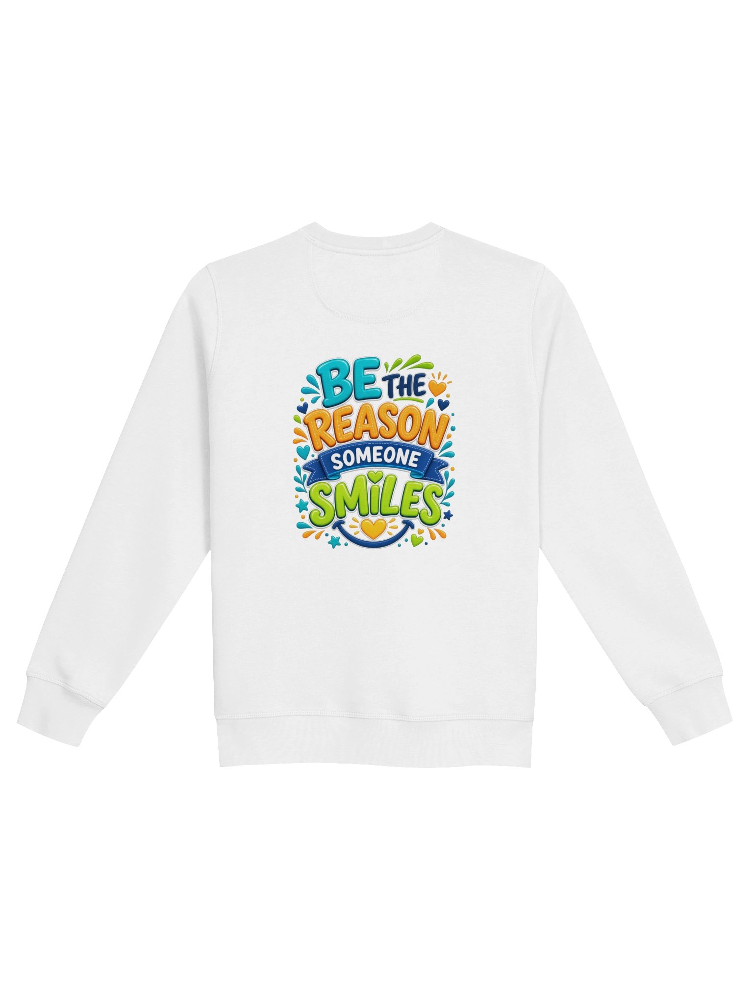 Stanley/Stella Unisex Organic Inspirational Sweatshirt - Be the Reason Someone Smiles. product image (4)