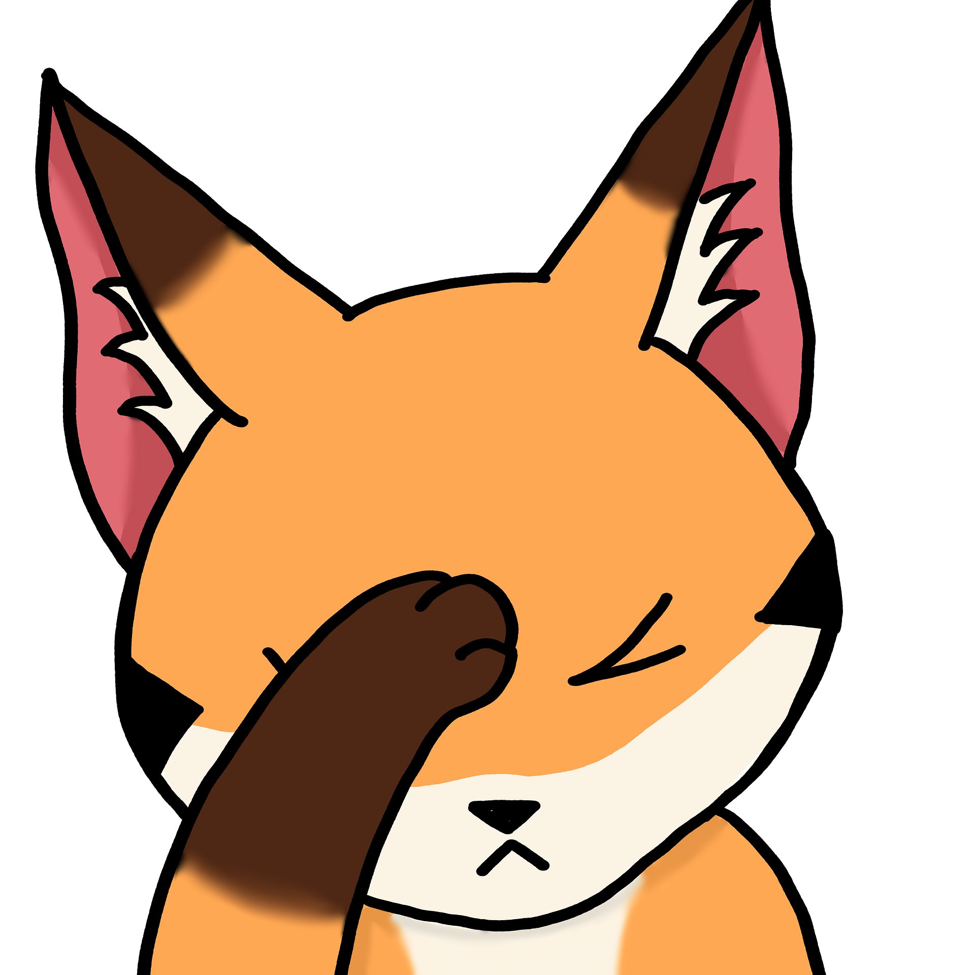 Face Palm Sticker product image (1)